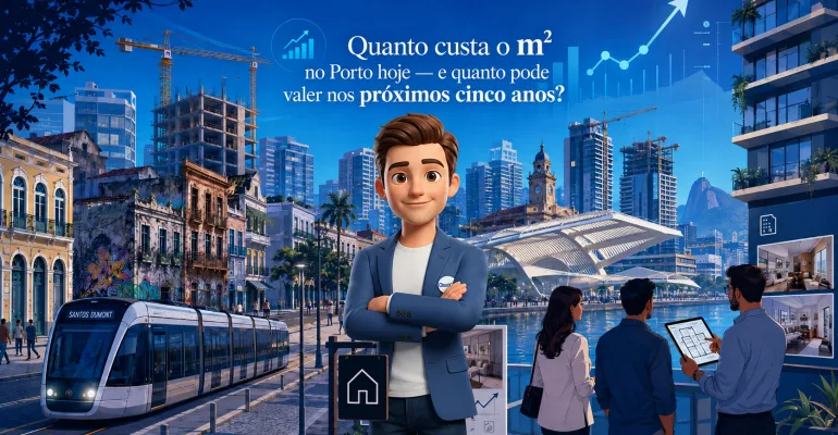 Quanto custa o m² no Porto hoje — e quanto pode valer nos próximos cinco anos?