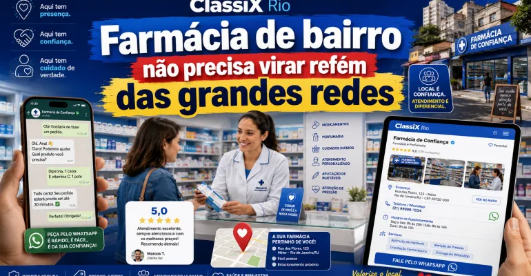 Farmácia de bairro não precisa virar refém das grandes redes