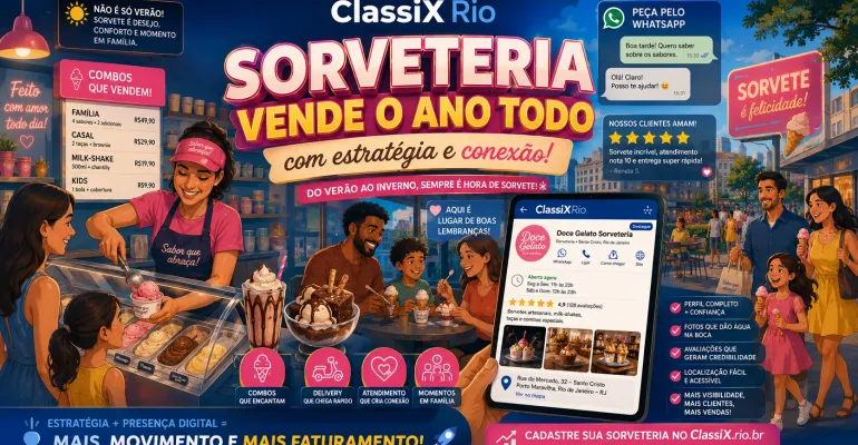 Sorveteria que só espera o calor chegar está deixando dinheiro derreter