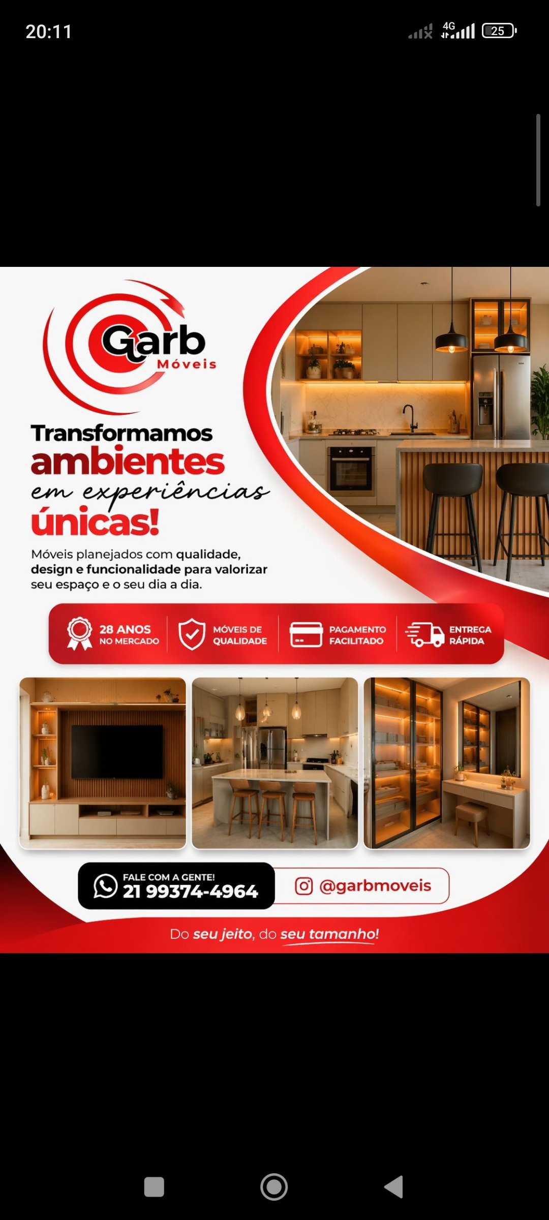 Logo de Garb móveis planejados