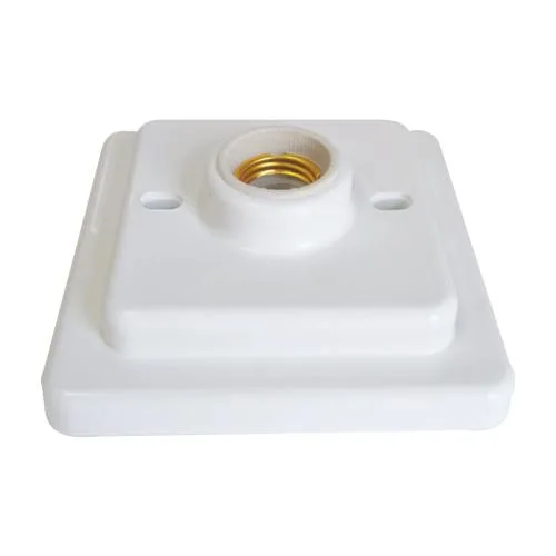 Foto do produto PLAFON COM SOQUETE LOUÇA QUADRADO