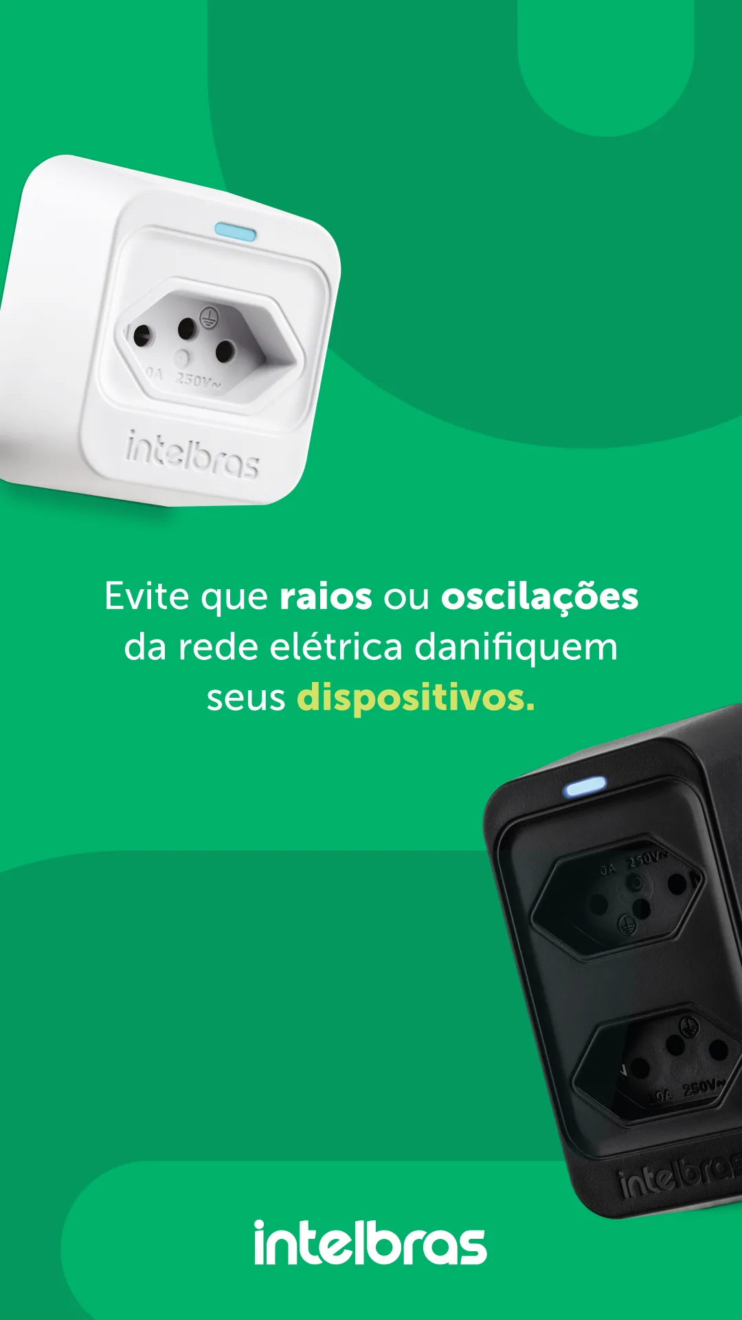Foto do produto PROTETOR CONTRA SURTO INTELBRAS