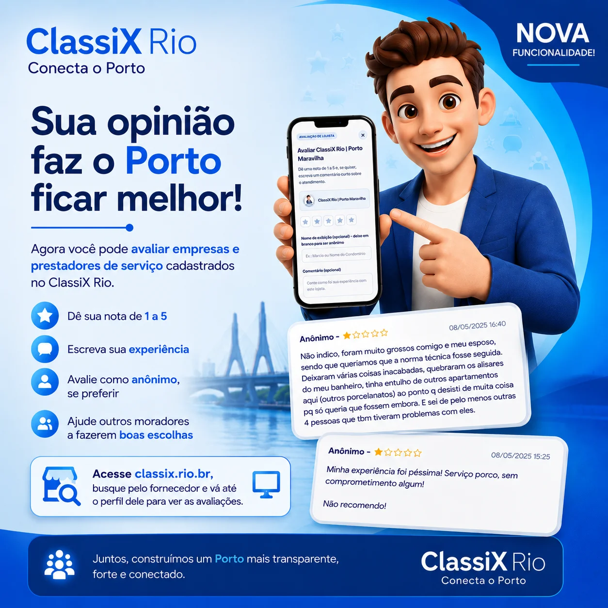 Avaliações
